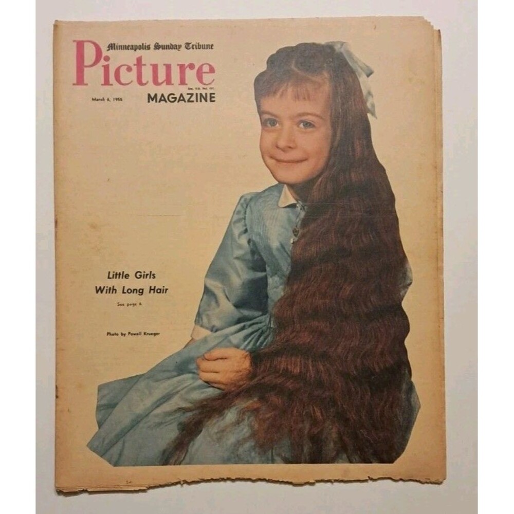 Picture Roto Magazine Minneapolis Sunday Tribune 3/6/1955 Crazy Horse Henie